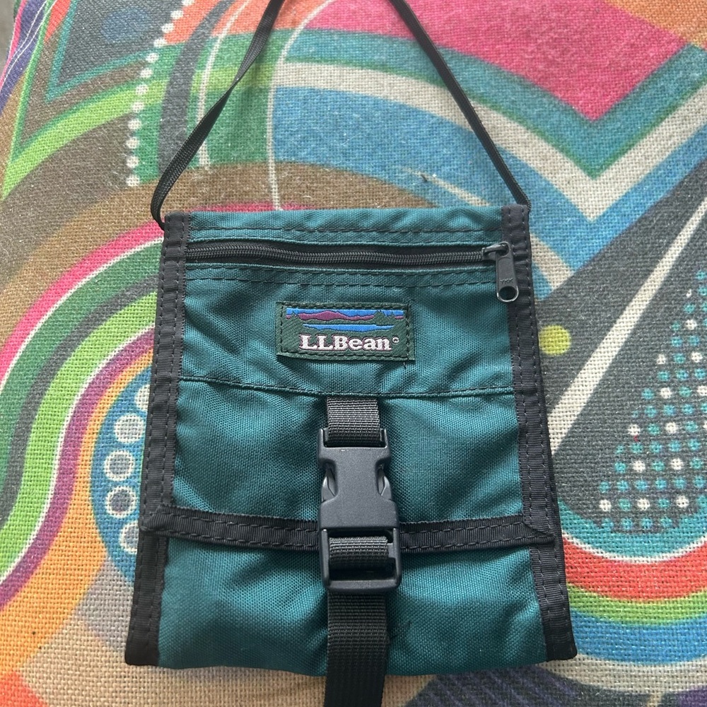 L.L. Bean Green Crossbody Bag